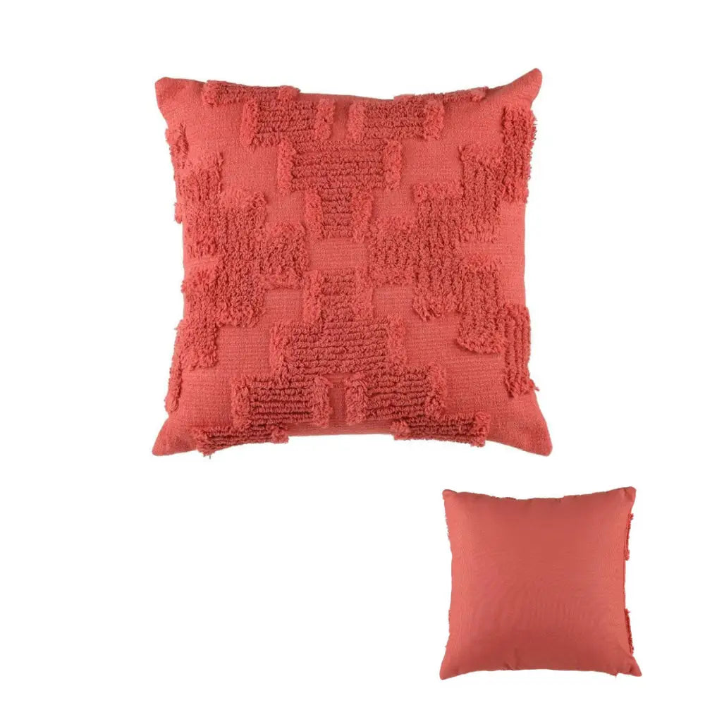 Accessorize Roseto Red Square Filled Cushion 45cm x 45cm - Home & Garden > Decor > Cushions & Throws