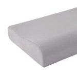 Accessorize Silver Cotton Rich Contour Pillowcase 40x60x12cm - Home & Garden > Bedding > Pillowcases