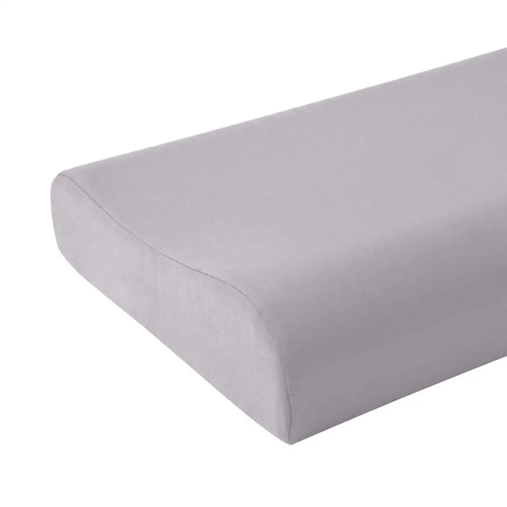 Accessorize Silver Cotton Rich Contour Pillowcase 40x60x12cm - Home & Garden > Bedding > Pillowcases