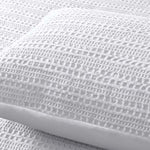 Accessorize Soho Waffle White Quilt Cover Set King - Home & Garden > Bedding