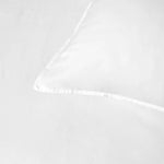 Accessorize White 400TC White Bamboo Cotton Double Stitched Quilt Cover Set Queen - Home & Garden > Bedding > Bed Sheets