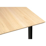 Aconite 7pc 180cm Dining Table Set 6 Arched Back Chair Solid Messmate Timber - Furniture > Dining