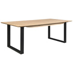 Aconite 7pc 180cm Dining Table Set 6 Arched Back Chair Solid Messmate Timber - Furniture > Dining