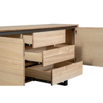 Aconite Buffet Table 180cm 2 Door 3 Drawer Solid Messmate Timber Wood - Natural - Furniture > Living Room