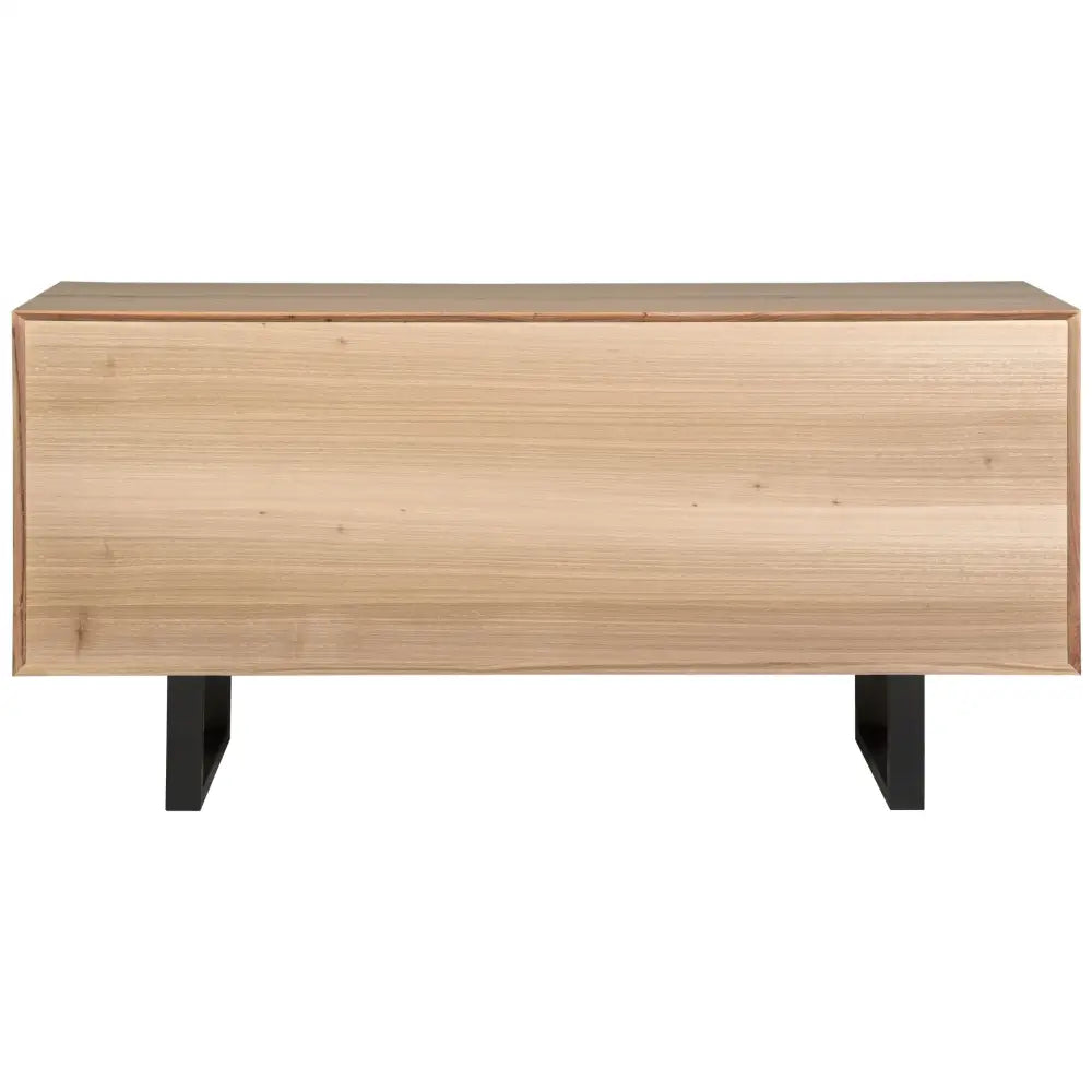 Aconite Buffet Table 180cm 2 Door 3 Drawer Solid Messmate Timber Wood - Natural - Furniture > Living Room