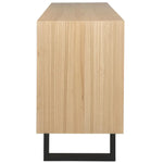 Aconite Buffet Table 180cm 2 Door 3 Drawer Solid Messmate Timber Wood - Natural - Furniture > Living Room
