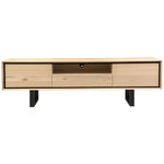 Aconite ETU Entertainment TV Unit 210cm Solid Messmate Timber Wood - Natural - Furniture > Living Room
