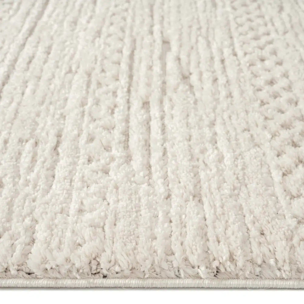 Addie Soft Pile Rug - Ivory - 160x230 - Home & Garden > Rugs