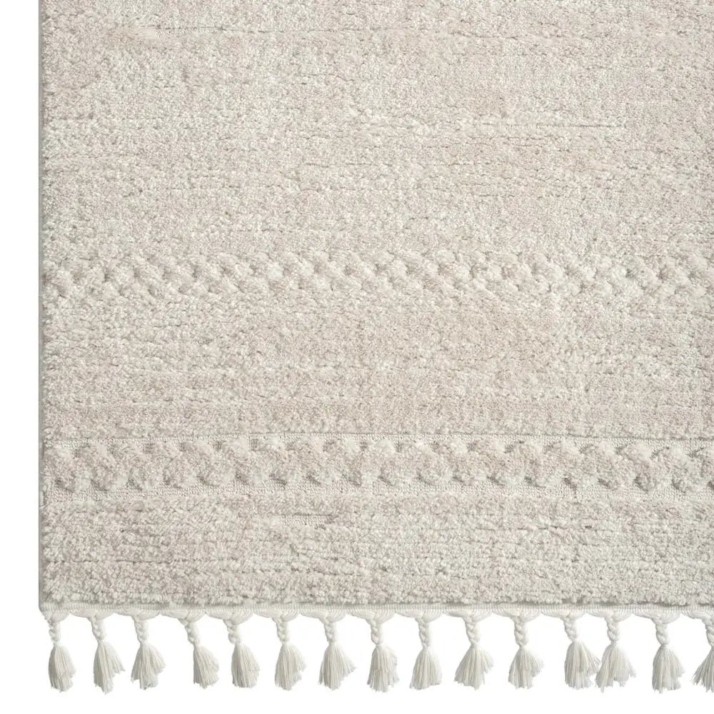 Addie Soft Pile Rug - Ivory - 160x230 - Home & Garden > Rugs