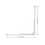Adjustable 1100x1200mm Double Sliding Door Glass Shower Screen in Chrome - Furniture > Bathroom > Shower Heads & Screens