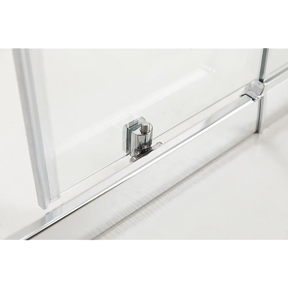 Adjustable 1200x1200mm Double Sliding Door Glass Shower Screen in Chrome - Furniture > Bathroom > Shower Heads & Screens
