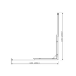 Adjustable 1200x1200mm Double Sliding Door Glass Shower Screen in Chrome - Furniture > Bathroom > Shower Heads & Screens