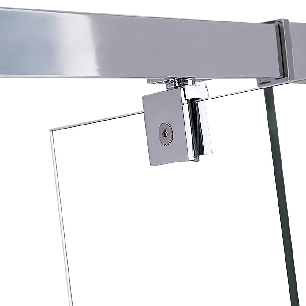 Adjustable Semi Frameless Shower Screen (82~90) x 195cm Australian Safety Glass - Furniture > Bathroom > Shower Heads &