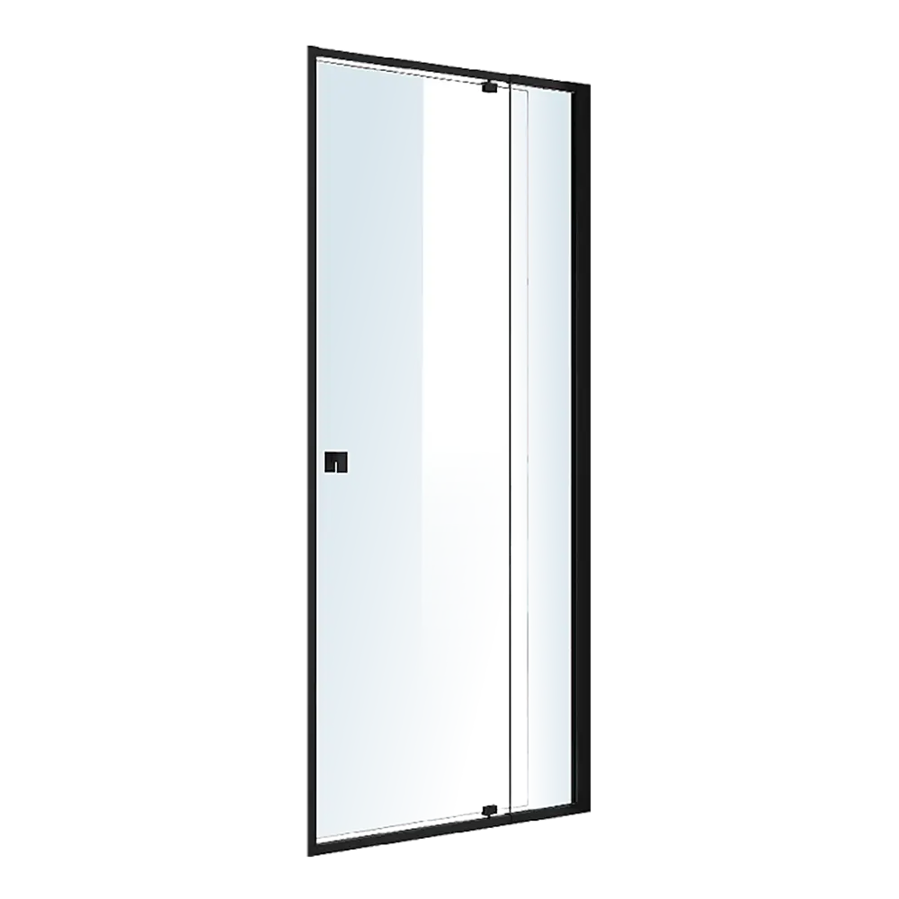 Adjustable Semi Frameless Shower Screen (82~90) x 195cm Australian Safety Glass - Furniture > Bathroom > Shower Heads &