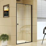 Adjustable Semi Frameless Shower Screen (98~106) x 195cm Australian Safety Glass - Furniture > Bathroom