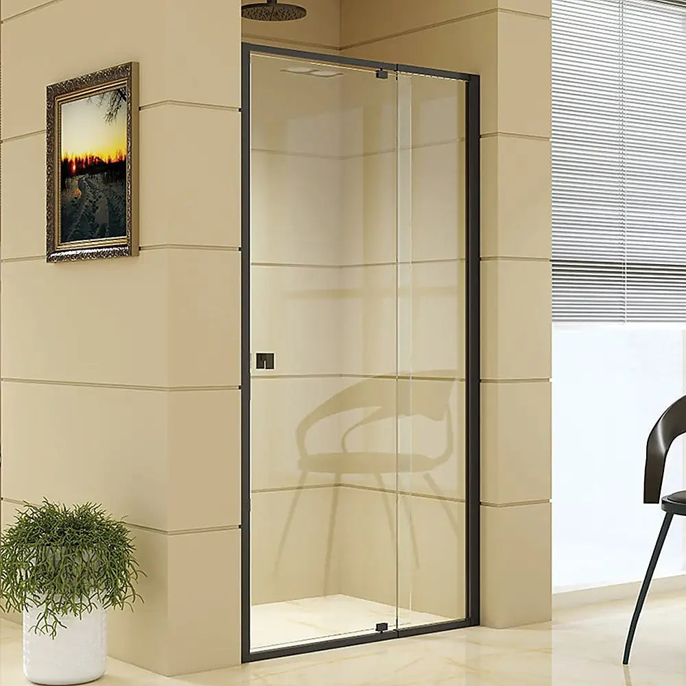 Adjustable Semi Frameless Shower Screen (98~106) x 195cm Australian Safety Glass - Furniture > Bathroom