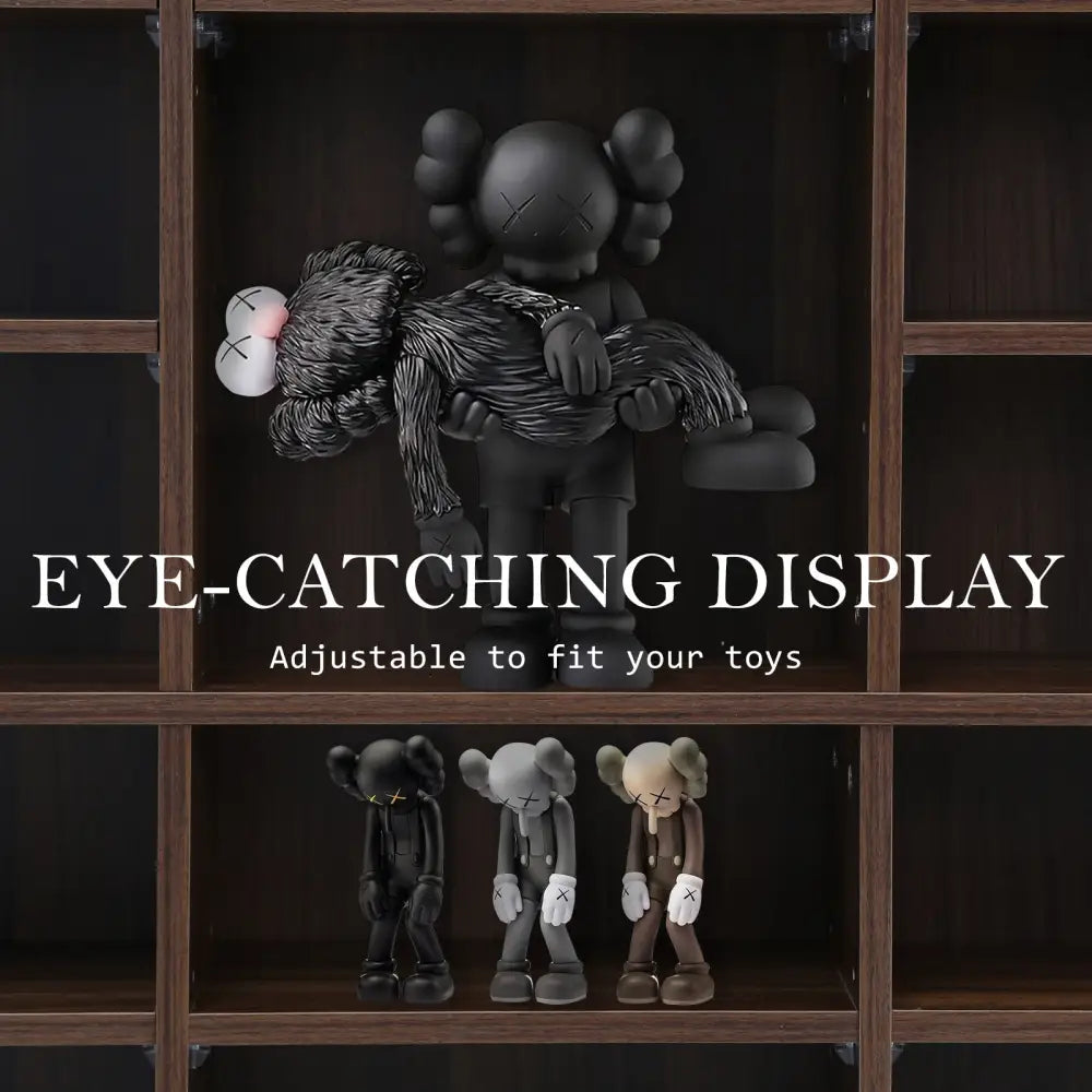 Adjustable Shelves CD DVD Bluray Media Book Storage Cupboard ESPRESSO - Home & Garden > Storage