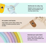 Adjustable Slip-On Dog Leashes - Lightweight and Comfortable Training Leads for Pets 3.35cm*8mm (Pink 2 pieces) - Pet