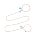 Adjustable Slip-On Dog Leashes - Lightweight and Comfortable Training Leads for Pets 3.35cm*8mm (Pink 2 pieces) - Pet