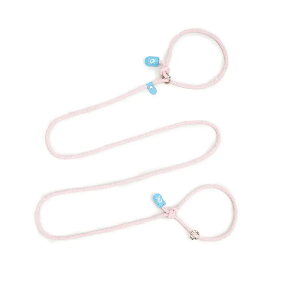 Adjustable Slip-On Dog Leashes - Lightweight and Comfortable Training Leads for Pets 3.35cm*8mm (Pink 2 pieces) - Pet