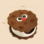 Adorable Cookie-Shaped Cat Bed - Cozy and Playful Pet Hideout (50x20 cm) - Pet Care > Cat Supplies > Cat Furniture