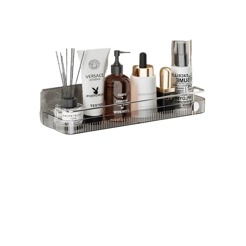 Advanced grey bathroom wall mounted storage rack 38.5cm * 11cm * 8.5cm - Home & Garden > Bathroom Accessories > Towel