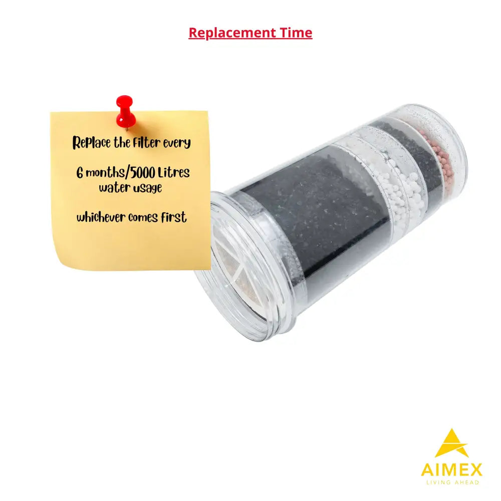 Aimex 20L Benchtop Water Purifier Dispenser Maifan Stone with 3 X 8 Stage Fluoride Filters - Appliances > Appliances