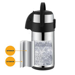 Air Pot for Tea Coffee 5L Pump Action Insulated Airpot Flask Drink Dispenser - Home & Garden > Kitchenware