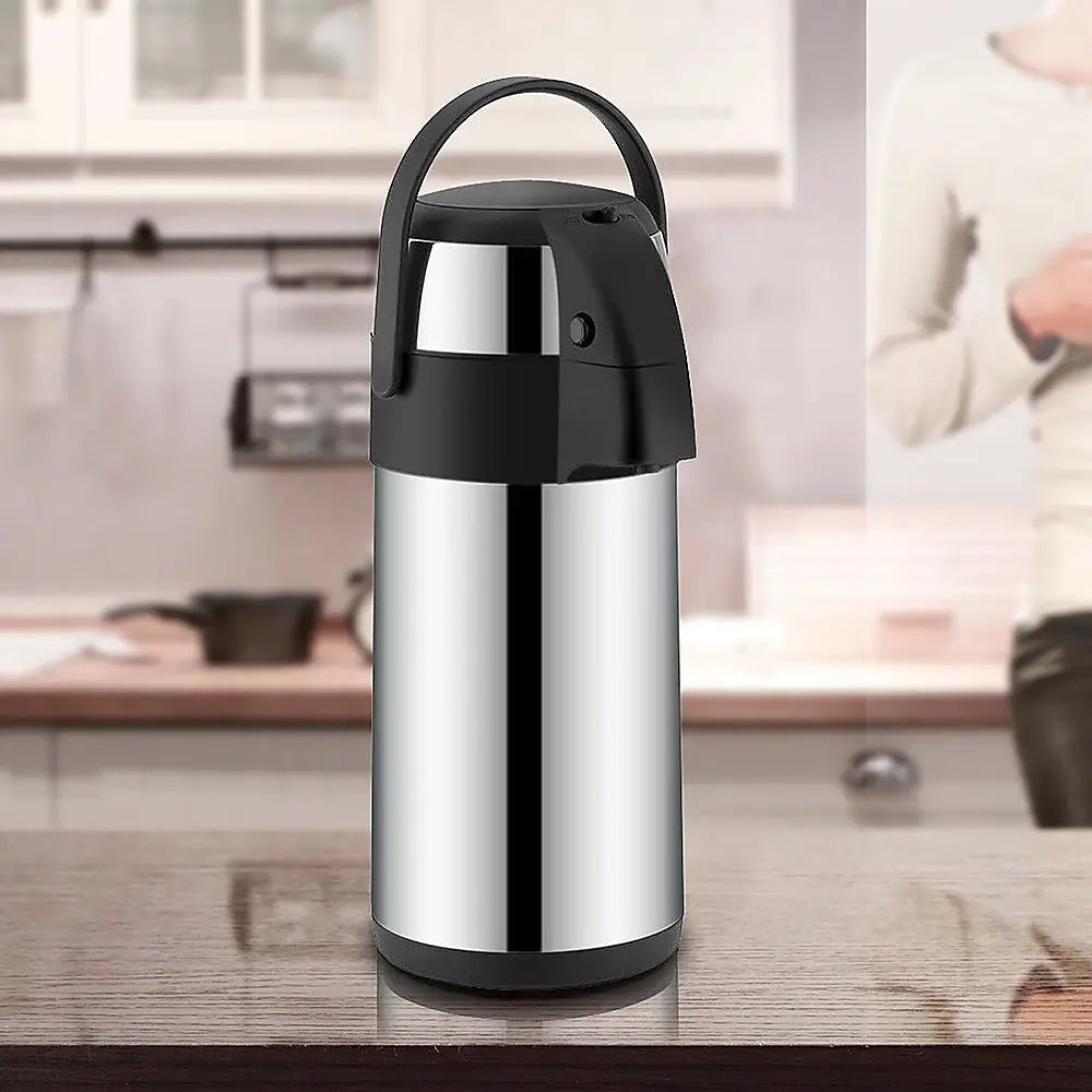 Air Pot for Tea Coffee 5L Pump Action Insulated Airpot Flask Drink Dispenser - Home & Garden > Kitchenware