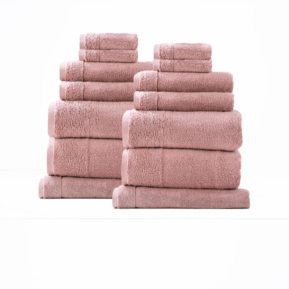 Aireys 650 GSM Zero Twist 14 Piece Bath Cherwood Towel by Renee Taylor - Home & Garden > Bathroom Accessories > Bath