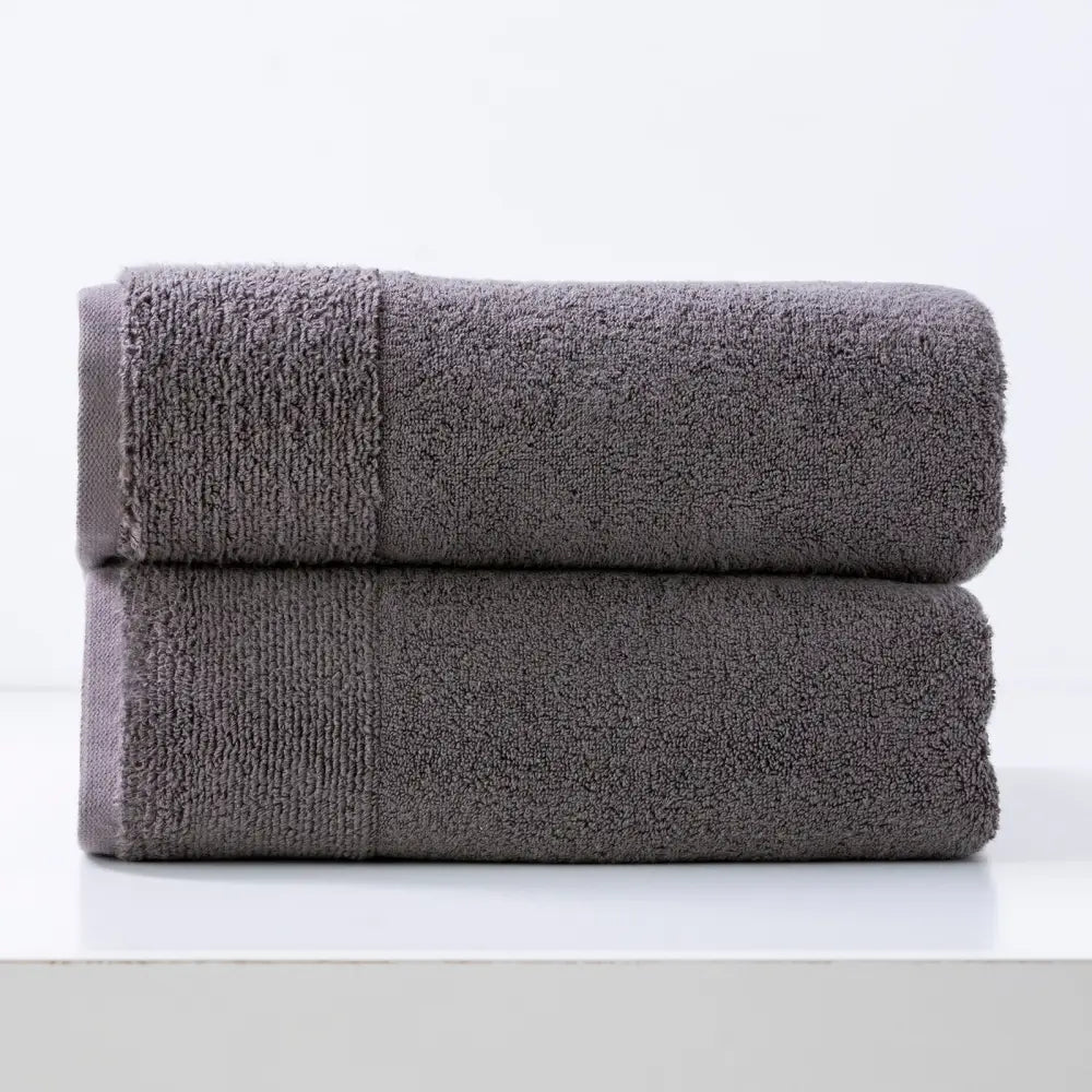 Aireys 650 GSM Zero Twist 2 Pack Nickel Bath Sheet by Renee Taylor - Home & Garden > Bathroom Accessories > Bath Mats &
