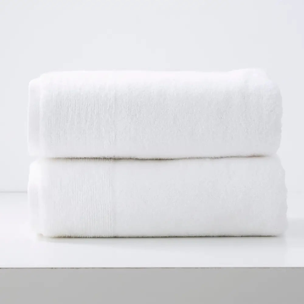 Aireys 650 GSM Zero Twist 2 Pack Snow Bath Sheet by Renee Taylor - Home & Garden > Bathroom Accessories > Bath Mats &