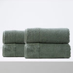 Aireys 650 GSM Zero Twist 4 Pack Agave Bath Sheet by Renee Taylor - Home & Garden > Bathroom Accessories > Bath Mats &