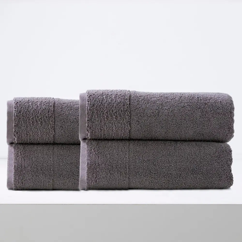 Aireys 650 GSM Zero Twist 4 Pack Nickel Bath Sheet by Renee Taylor - Home & Garden > Bathroom Accessories > Bath Mats &