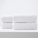 Aireys 650 GSM Zero Twist 4 Pack Snow Bath Sheet by Renee Taylor - Home & Garden > Bathroom Accessories > Bath Mats &