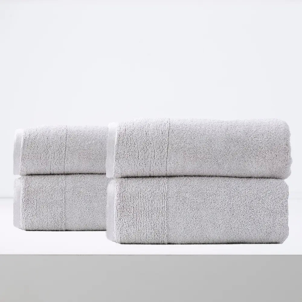 Aireys 650 GSM Zero Twist 4 Pack Vapour Bath Sheet by Renee Taylor - Home & Garden > Bathroom Accessories > Bath Mats &