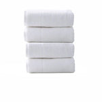 Aireys 650 GSM Zero Twist 4 Piece Snow Bath Towel by Renee Taylor - Home & Garden > Bathroom Accessories > Bath Towels