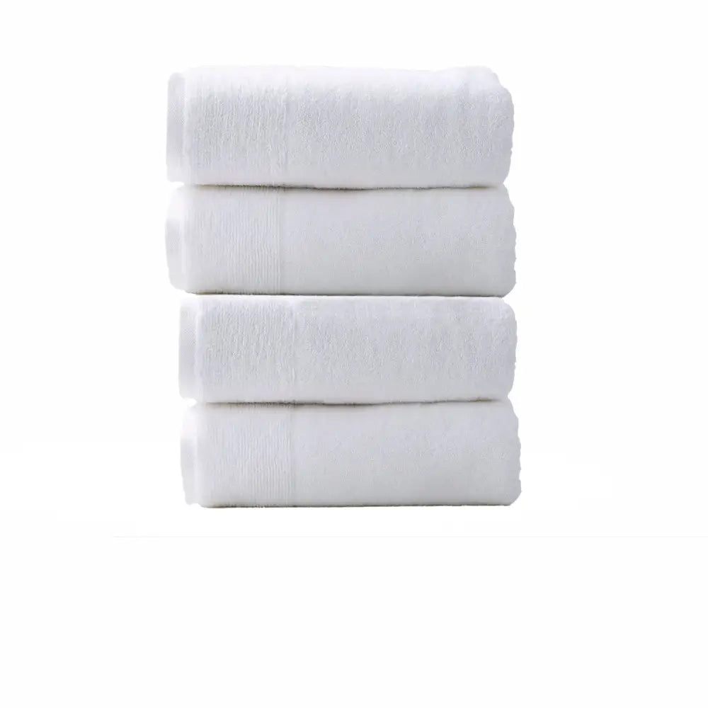 Aireys 650 GSM Zero Twist 4 Piece Snow Bath Towel by Renee Taylor - Home & Garden > Bathroom Accessories > Bath Towels
