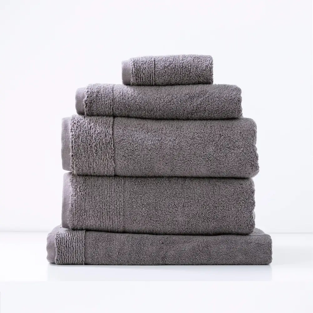 Aireys 650 GSM Zero Twist 5 Piece Bath Nickel Towel by Renee Taylor - Home & Garden > Bathroom Accessories > Bath