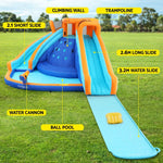 AirMyFun Kids Inflatable Pool Water Double Slide Park Jumping Castle 465X390CM - Baby & Kids > Baby & Kid’s Toys >