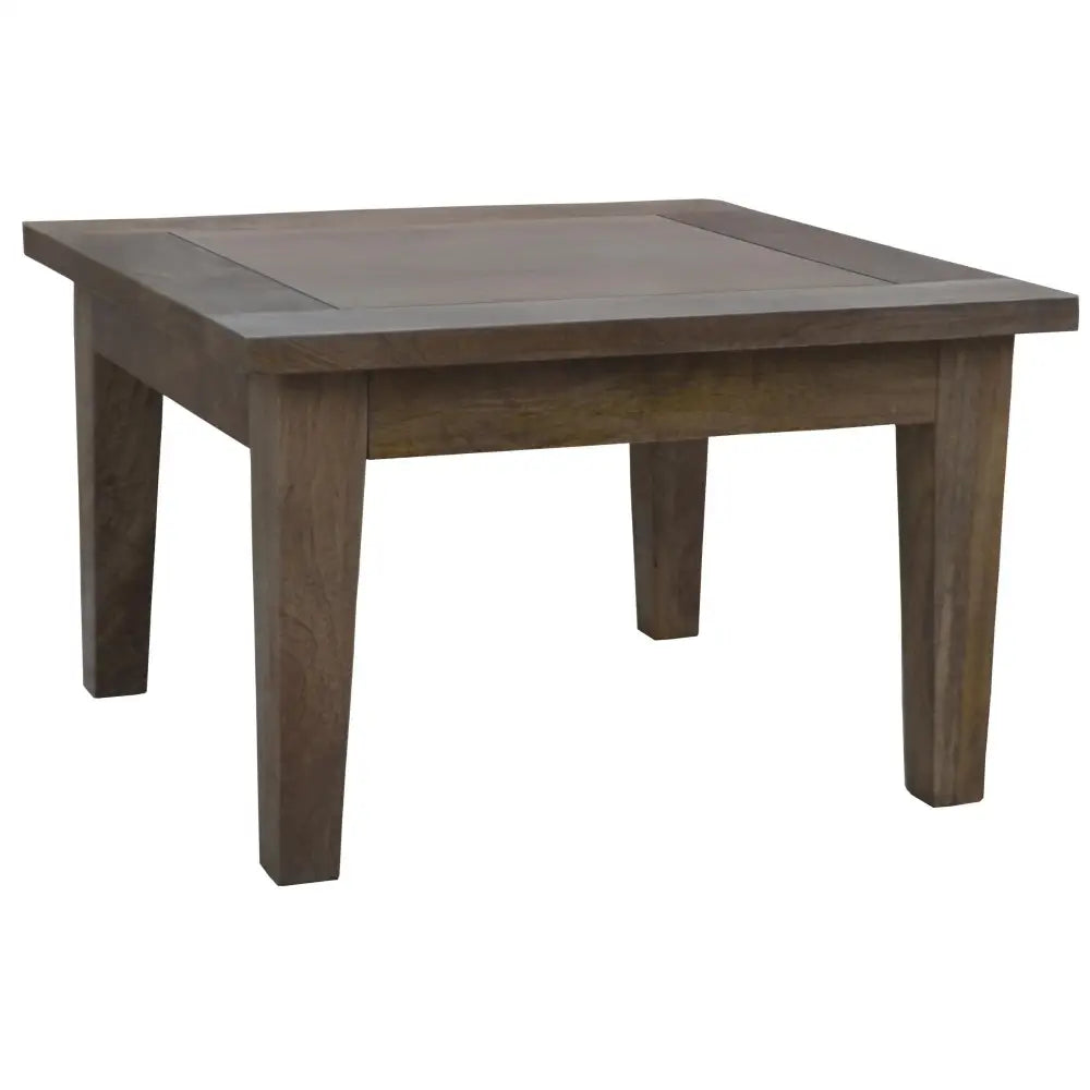 Aksa Lamp Table 60cm Solid Mango Wood Coffee Side Sofa End Desk - Furniture > Living Room