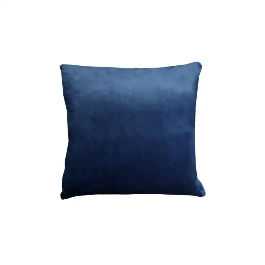Alastairs Augusta Faux Mink Square Cushion Navy - Home & Garden > Decor > Cushions & Throws