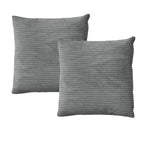 Alastairs Ruby Charcoal Pair of European Pillowcases - Home & Garden > Bedding > Pillowcases