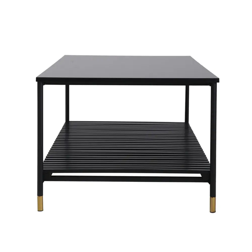 ALCONA Coffee Table In Matte Black - Furniture > Living Room