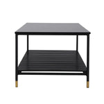 ALCONA Coffee Table In Matte Black - Furniture > Living Room