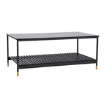 ALCONA Coffee Table In Matte Black - Furniture > Living Room