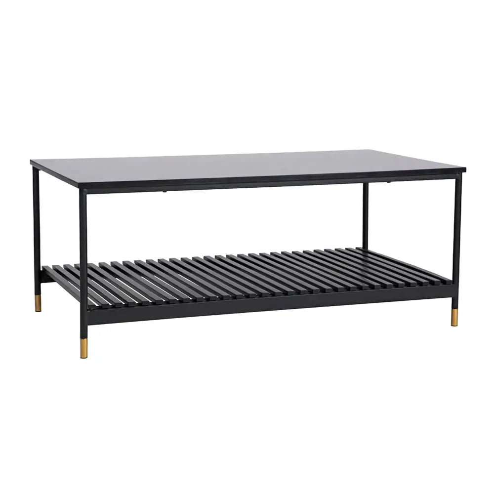 ALCONA Coffee Table In Matte Black - Furniture > Living Room