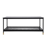 ALCONA Coffee Table In Matte Black - Furniture > Living Room