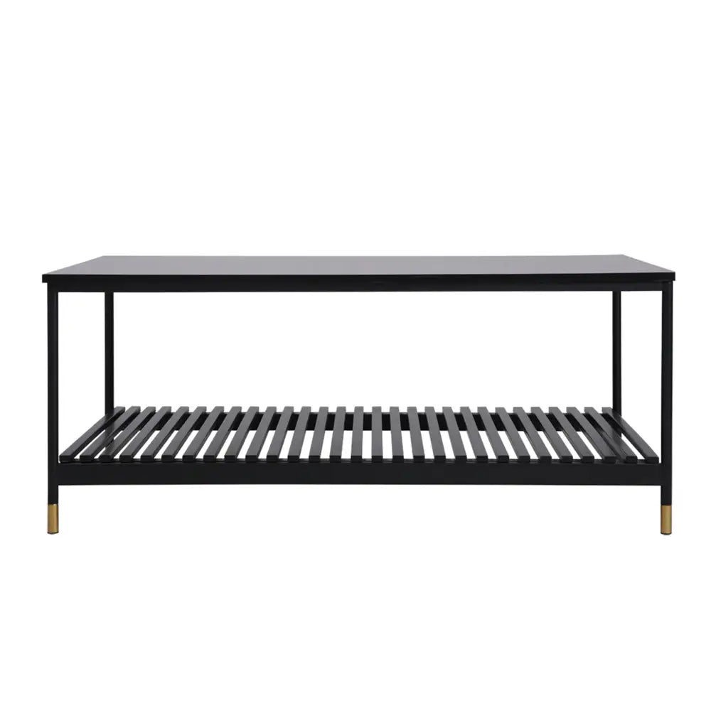 ALCONA Coffee Table In Matte Black - Furniture > Living Room