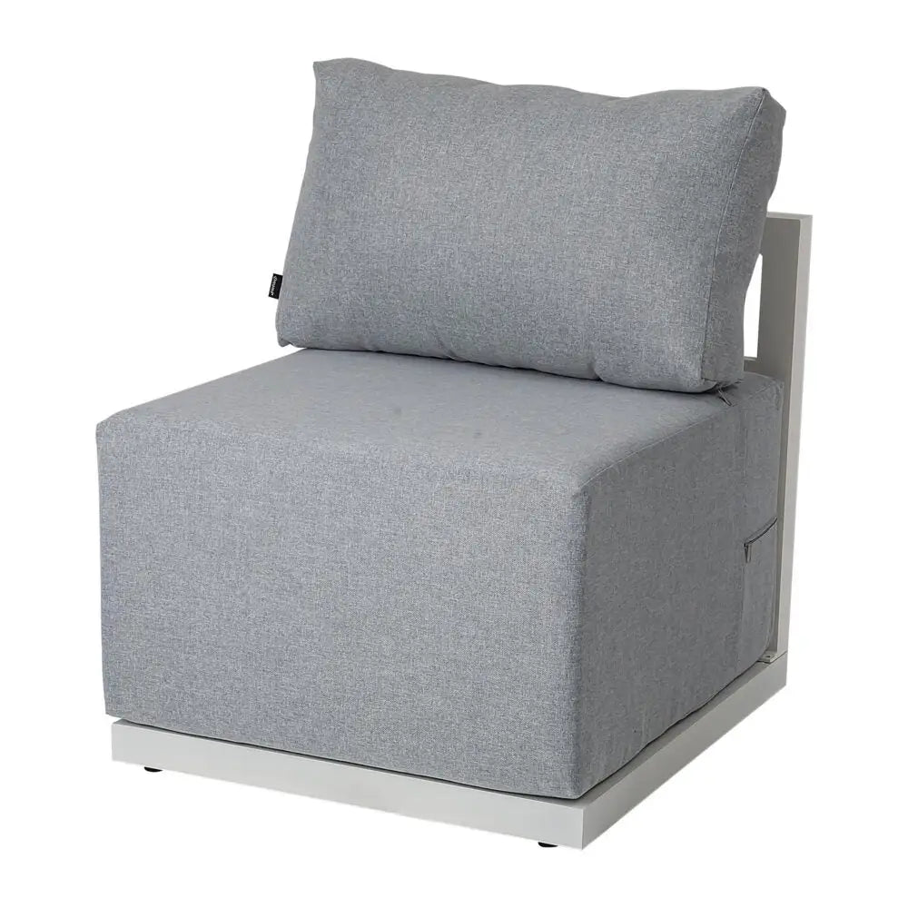 Alfresco Contemporary All-Weather Lounge Set – Charcoal Grey - Furniture > Outdoor